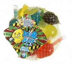 55027 25 Sugar Daddy Sour Jelly Fruits 350g