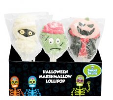 Bip Halloween Marshm. Sweet Skulls Lollipop 45 gram