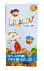 55093 24* Lilalou Biscuits Haver&Chocolade Sint BIO 100 gram