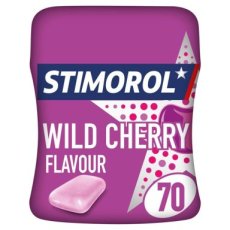 55632 26 Stimorol Bottle Wild Cherry (SV) 70 Stuks – 6 Potten
