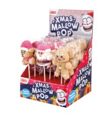 56036 25 Fizzy Christmas Mallow Pop 35g