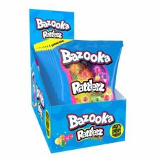 Bazooka Rattlerz Fruity – 120 g – 12 Stuks