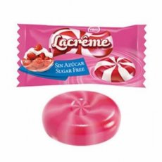 56248 26 Vidal Lacrême Toffee Aardbei Room Suikervrij 1 kg