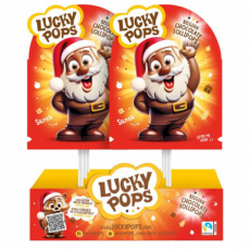 56324 26 Lucky Pops Chocoladelolly Kerstman – 18 x 20 g