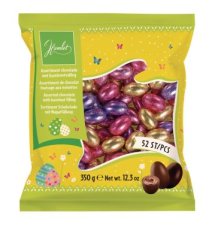 56486 26 Hamlet Paaseitjes Melk/Puur Praliné 350 gram