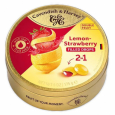 56641 26 Hover om in te zoomen | Klik om te vergroten Cavendish&Harvey Lemon-Strawb. Filled Drops 9x175g