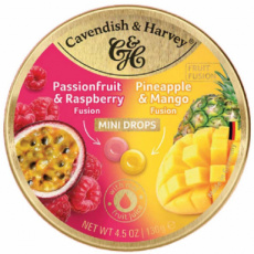 56646 26 Cavendish & Harvey Passionfruit/Raspberry – Pineapple/Mango Drops – 11 x 130 g