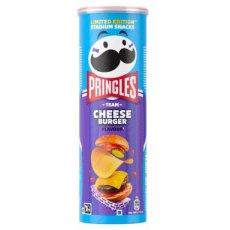 56925 26 Pringles Cheese Burger 165 g – 19 Stuks