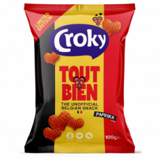 Croky Tout Bien Hartjes Paprika – 12 x 100 g