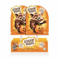 57091 26 Lucky Pops Chocoladelolly Wasbeer Halloween – 18 x 20 g