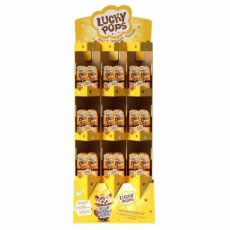 57092 26 Lucky Pops Chocolade Lolly Halloween Display – 162 stuks