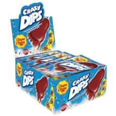 Chupa Chups Crazy Dips Cola 14 g – 24 Stuks
