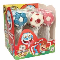 69812K 26 Johny Bee Football Pop 25 g – 25 Stuks