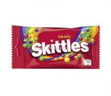 8768S per stuk 25 Skittles Fruits 38 gr. (rood)
