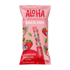 Aloha Freeze Pops Strawberry Daiquiri 24* Aloha Freeze Pops Strawberry Daiquiri 50 ml.