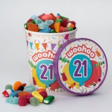 Candy bucket - 21 jaar
