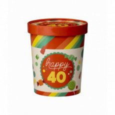 Candy bucket - 40 jaar leeg