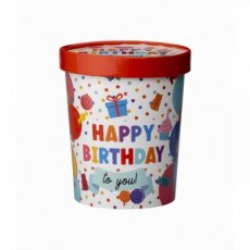 Candy bucket - Happy birthday leeg