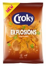 Croky Chips Explosions Thai Curry 20x40g
