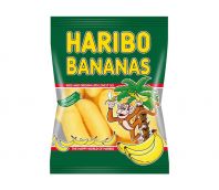 Haribo zakje Bananas 70 gr. 24* Haribo zakje Bananas 70 gr.