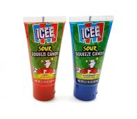 Icee Sour Squeeze Candy Tubes 62 ml.