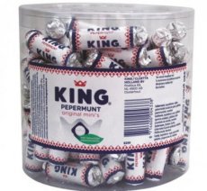 King Pepermunt Mini Rol 24* King Pepermunt Mini Rol 1,3 kg