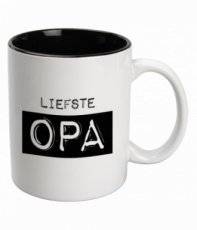 Mok Opa met snoepzak 25 Mok Opa met snoepzak