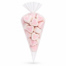 Spekzak Hartjes Roze-Wit 100 g 26* Spekzak Hartjes Roze-Wit 100 g