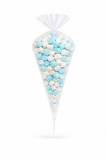 Spekzak Mini Spekjes Blauw-Wit 200 g 26* Spekzak Mini Spekjes Blauw-Wit 200 g