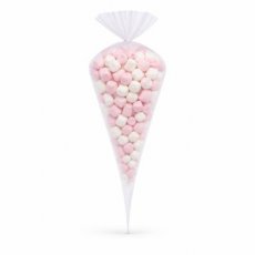 Spekzak Mini Spekjes Roze-Wit 200 g 26* Spekzak Mini Spekjes Roze-Wit 200 g